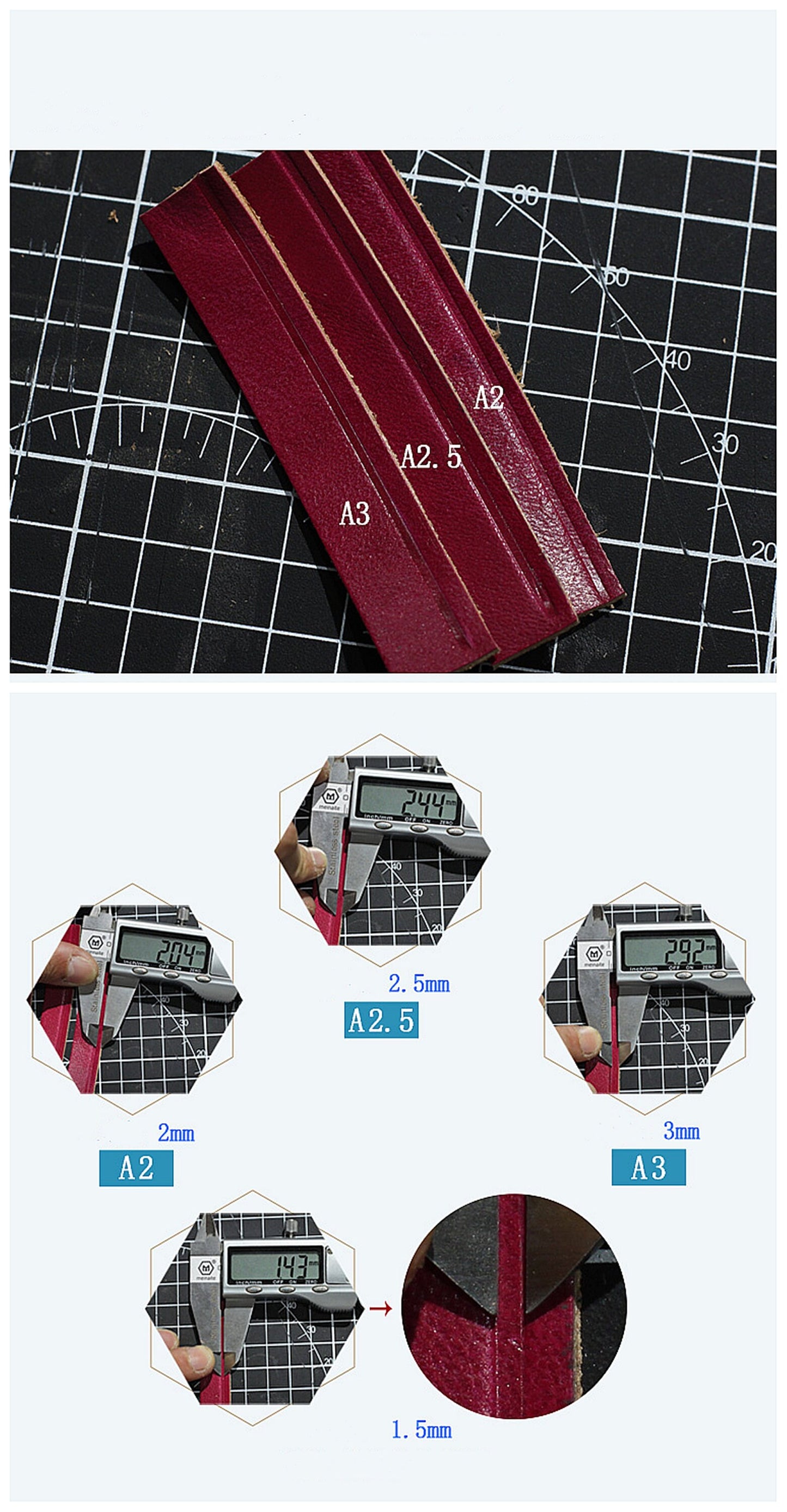 Full Set 21 Leather edge Creaser iron tip,Electric leather creaser iron tips, polisher Bestseller