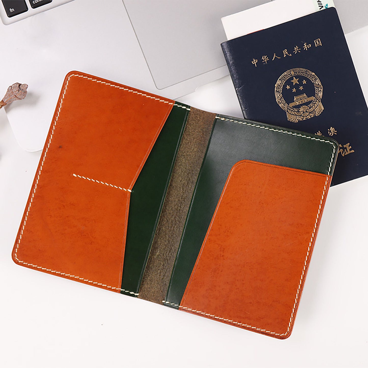 Passport Holder Wallet Cover Case,Leather Craft Pattern,High quality Acrylic material,precision cut durable transparent tool