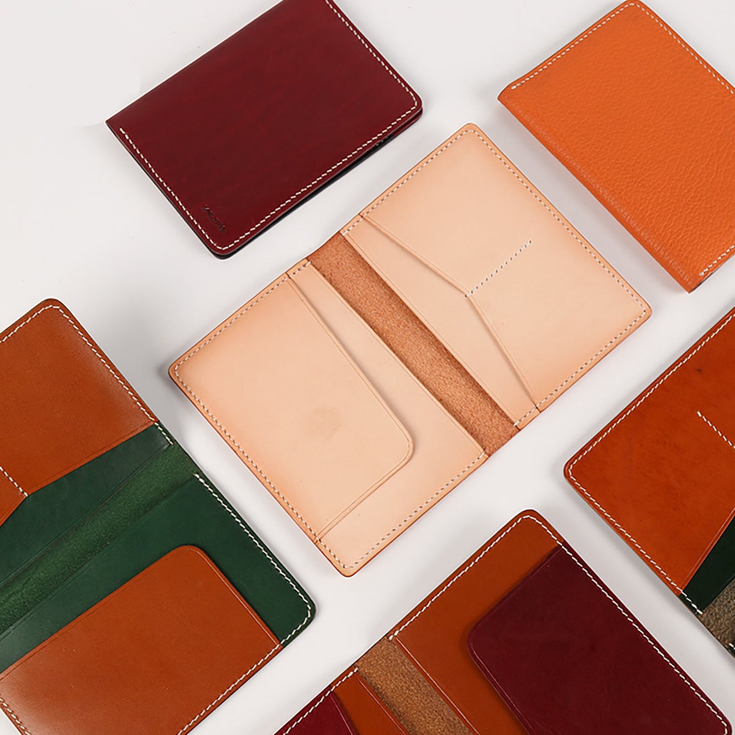 Passport Holder Wallet Cover Case,Leather Craft Pattern,High quality Acrylic material,precision cut durable transparent tool