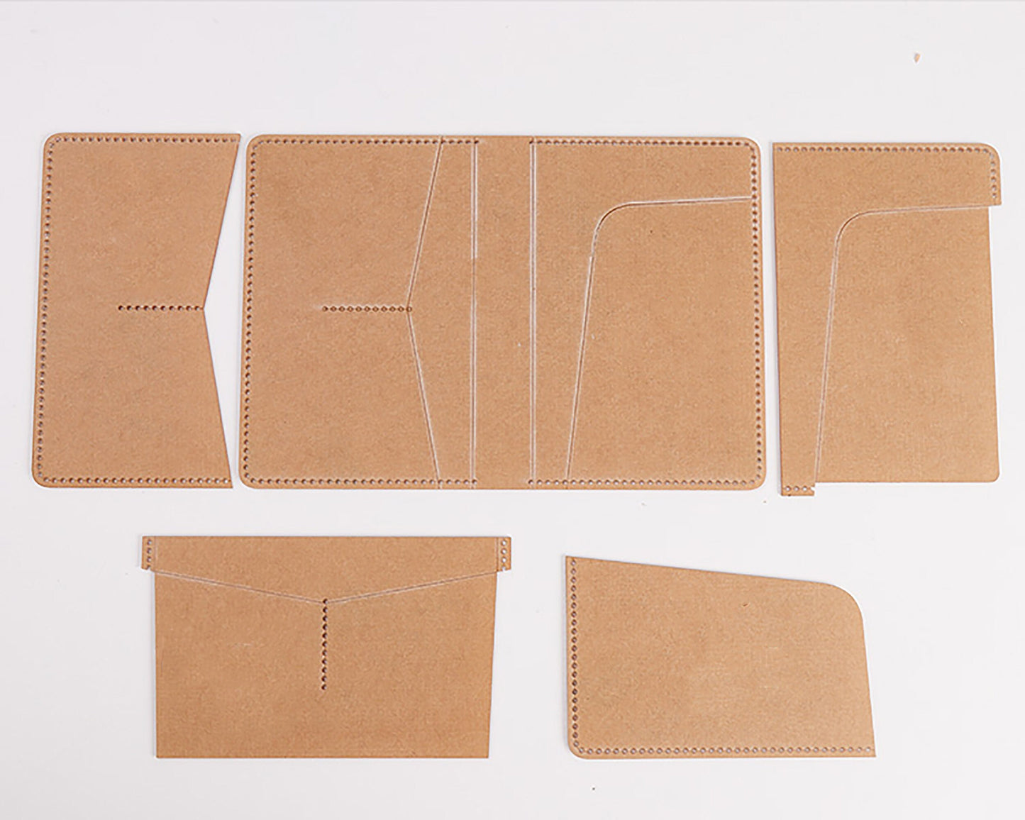 Passport Holder Wallet Cover Case,Leather Craft Pattern,High quality Acrylic material,precision cut durable transparent tool