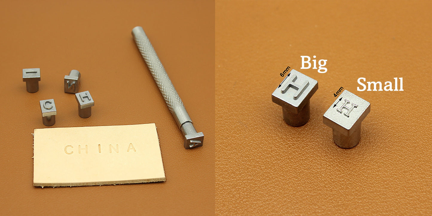 Leather Carving Tool alphabets letters Stamping Tools Hammer Stamps embossing ,Punch Leather Working Tools