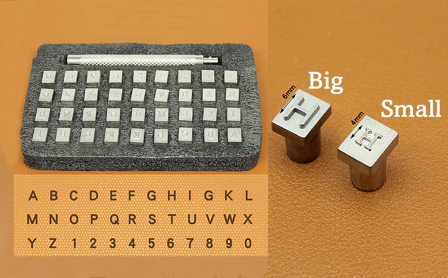 Leather Carving Tool alphabets letters Stamping Tools Hammer Stamps embossing ,Punch Leather Working Tools