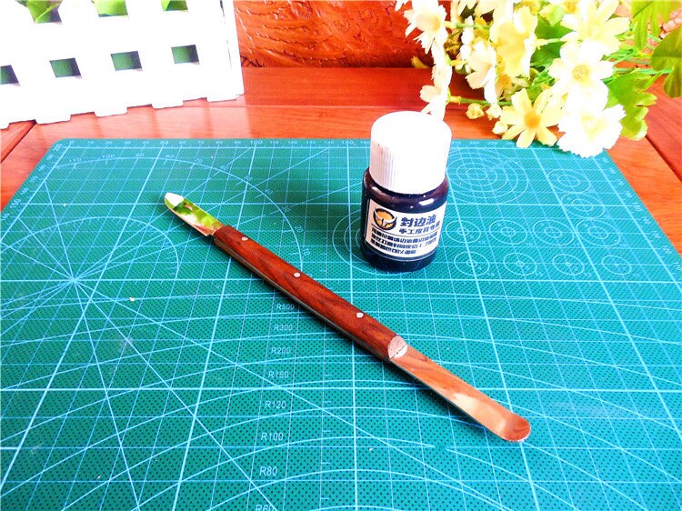 leather Craft - oil sticks side oil pen wiping the oil rod edge of the leather repair tool for leather work