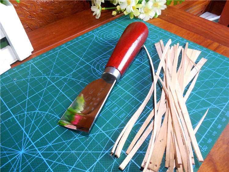 leather Craft - Skiving Knife Edge Skiver Craft Tools Paring Knife Saddlers Knife Leather Cutter Handmade DIY Leather Art Cut