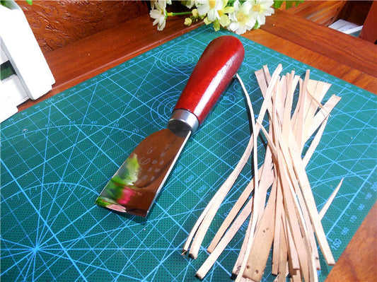 leather Craft - Skiving Knife Edge Skiver Craft Tools Paring Knife Saddlers Knife Leather Cutter Handmade DIY Leather Art Cut