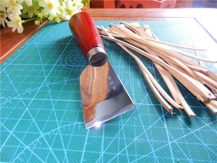 leather Craft - Skiving Knife Edge Skiver Craft Tools Paring Knife Saddlers Knife Leather Cutter Handmade DIY Leather Art Cut