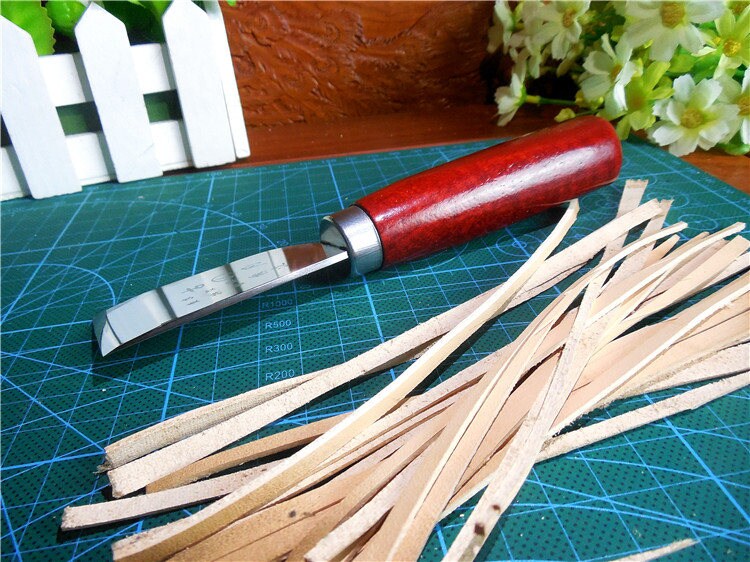 leather Craft - Skiving Knife Edge Skiver Craft Tools Paring Knife Saddlers Knife Leather Cutter Handmade DIY Leather Art Cut