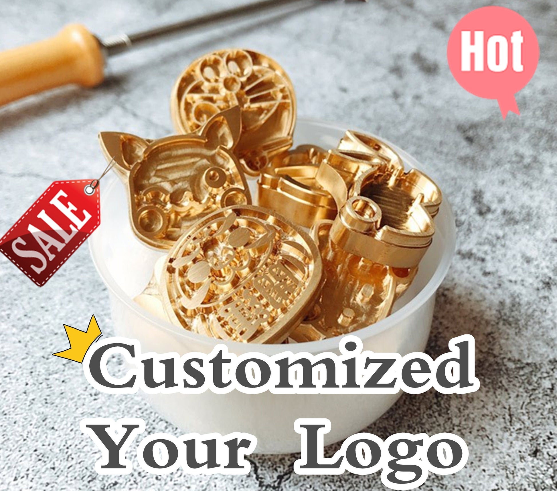 Personalized leather,Custom wood food cake iron bread hot stamp logo-Embosser brass die seal stamp logo,Custom Cake stamp