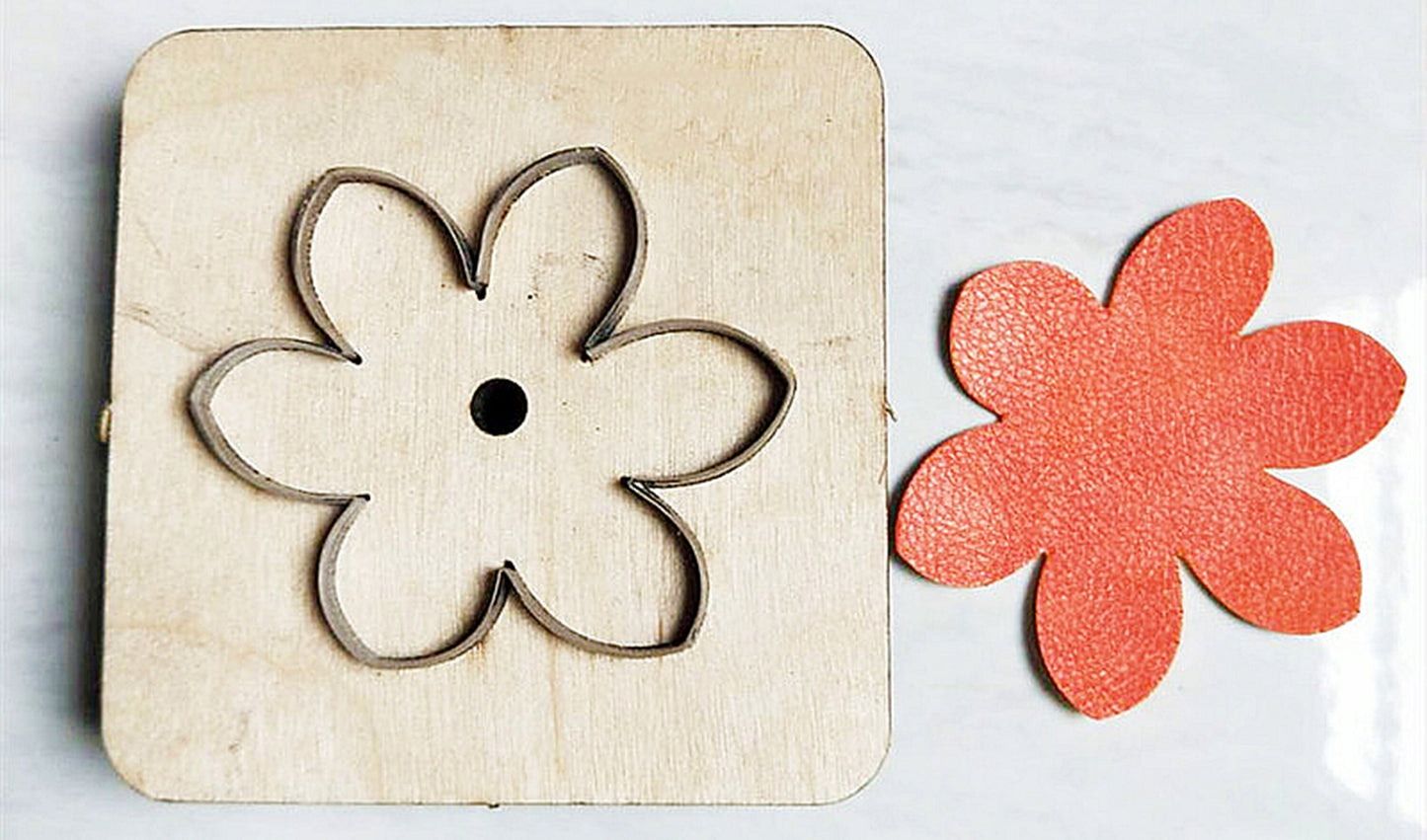 Flower Leaf leather cutting die,flower earrings ornament felt Steel Rule Metal Die Cutter, key chain Leather Crafts Kraft Tool