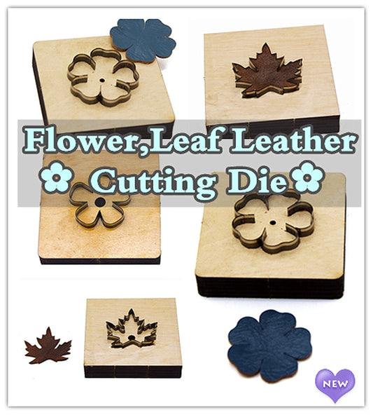 Flower Leaf leather cutting die,flower earrings ornament felt Steel Rule Metal Die Cutter, key chain Leather Crafts Kraft Tool