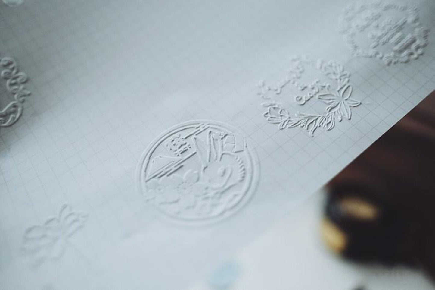 Limited Liability Company Seal - Personalized Embosser logo Stamp - Paper Embosser Seal for Wedding - Custom notary - paper stamping