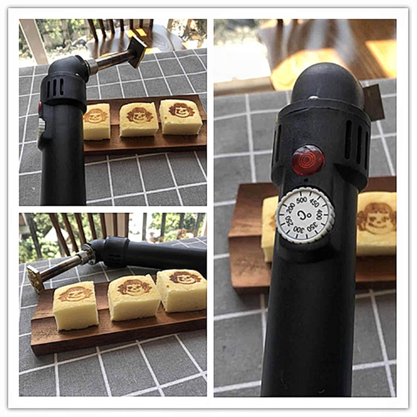 110v 220v Heat embosser tool for Cake Woodwork - Leather Stamp Branding iron custom branding embossing stamp Adjustable temperature