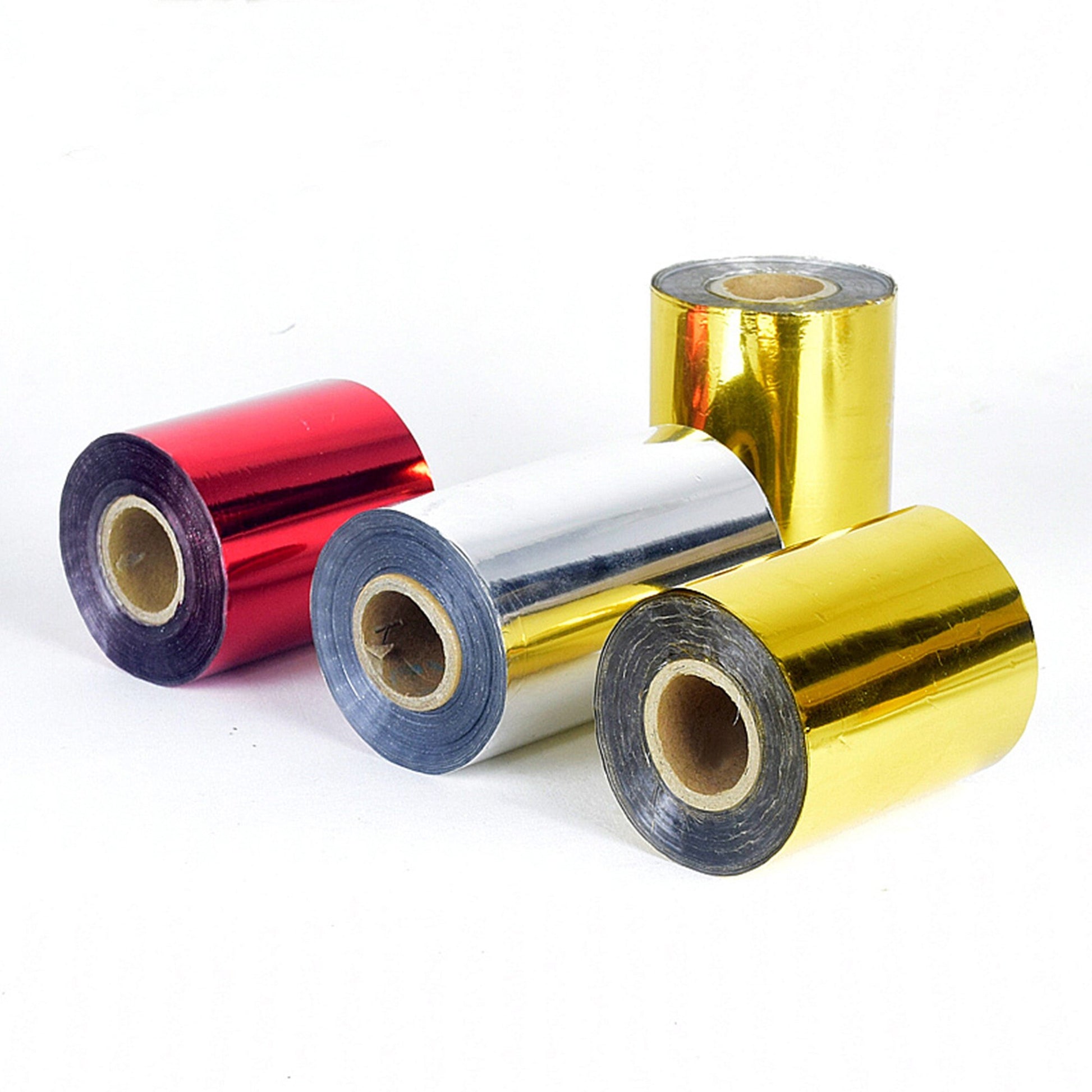 Color Foil Paper for leather stamping machine - brass logo stamping Pvc Card gold silver black red rose white blue green