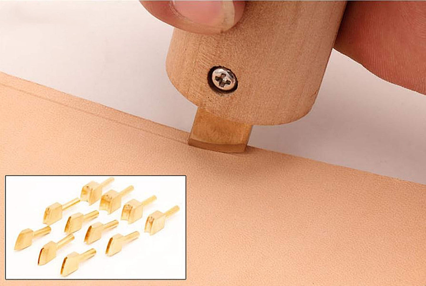 Power Electric leather 18 Edge tool Creaser Tip solder polisher, Decorative iron tips-Marking Leathercraft