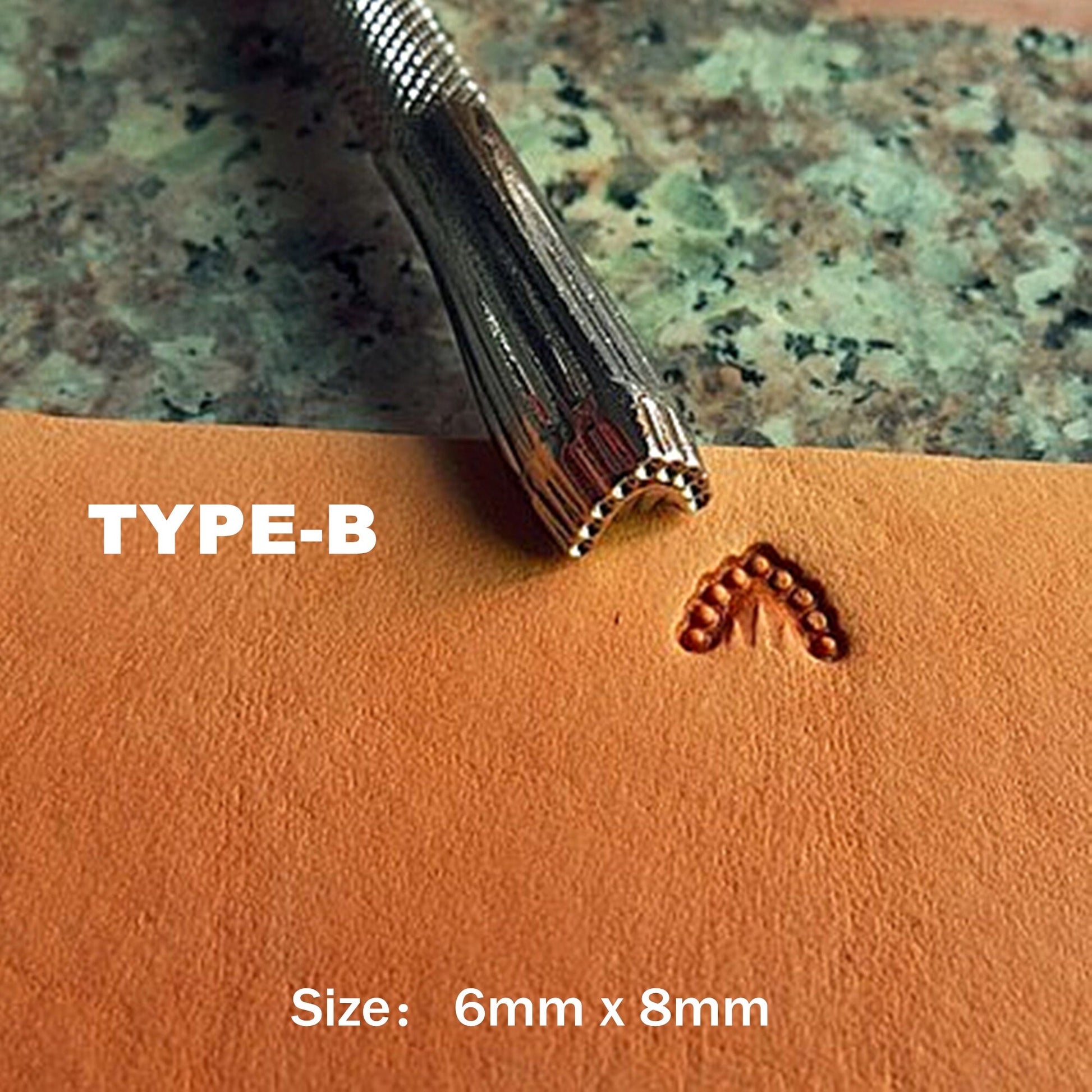 Leather Stamping Tools,Leather Working Saddle Making Tools- Carving Leather Craft Stamps Tools Stamping Punches,Art Stamp