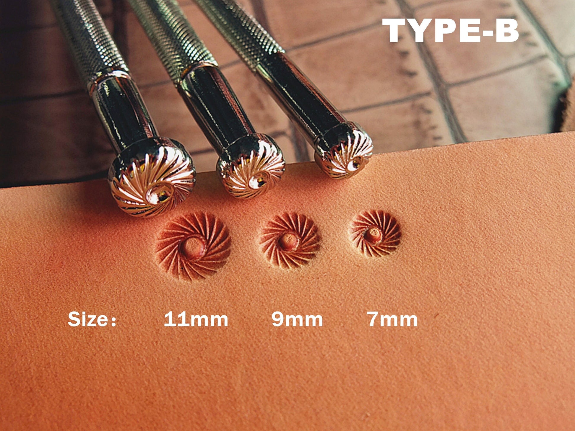 Design Art Stamp-Leather Working Patterns Saddle Making Tools, Carving Leather Craft Stamps Tools,Leather Stamping Tools- Stamping Punches