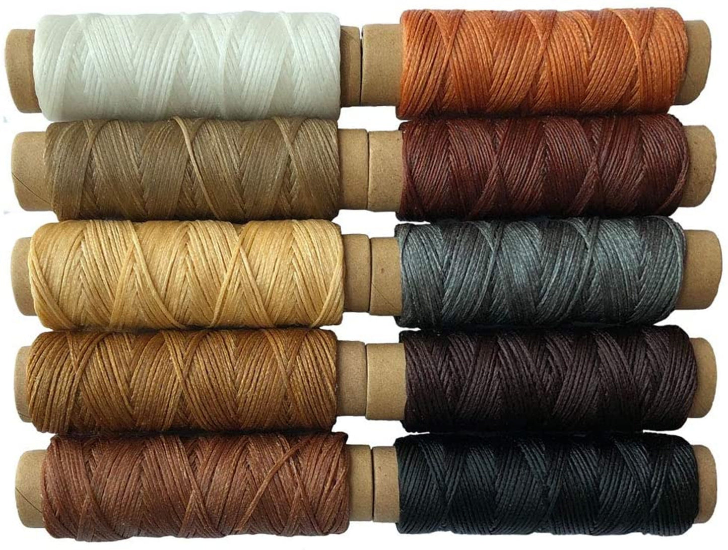 27 Colors 1 mm Waxed Thread,Color Leather Thread, 219 Yards Per Color Leather Sewing Thread Hand Stitching Thread for Hand Sewing Leather