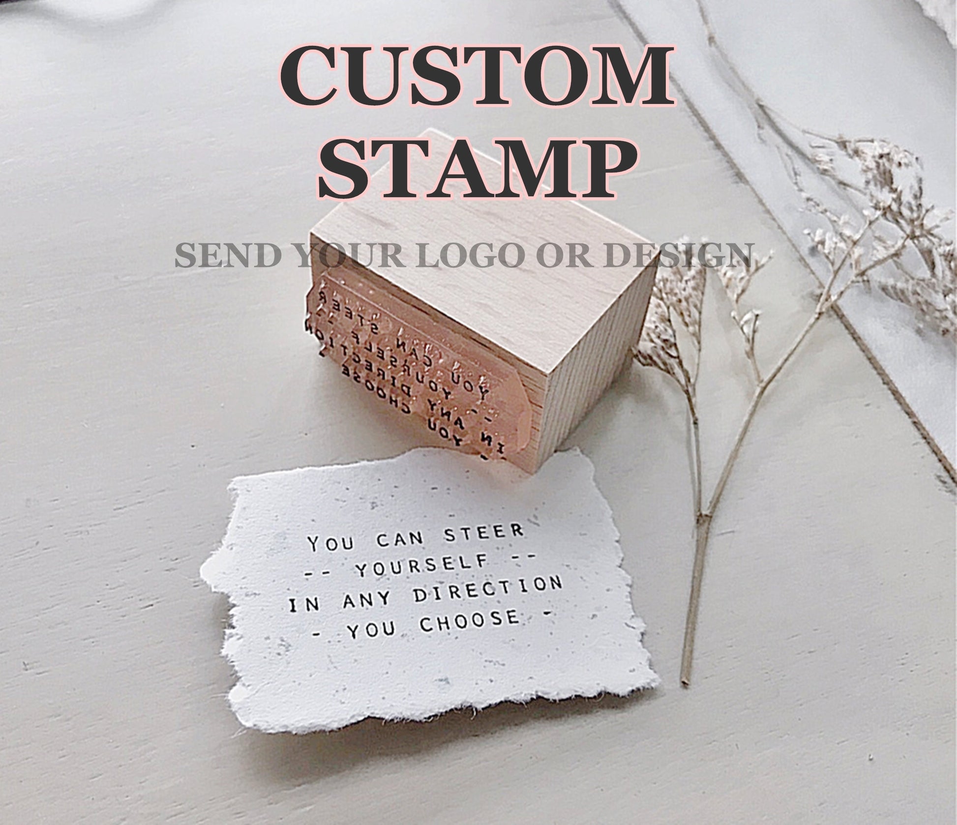 Rubber Stamp Custom Logo ink Stamp Business address logo Stamp, Branding Stamp, Logo Packaging Rubber gift Stamp