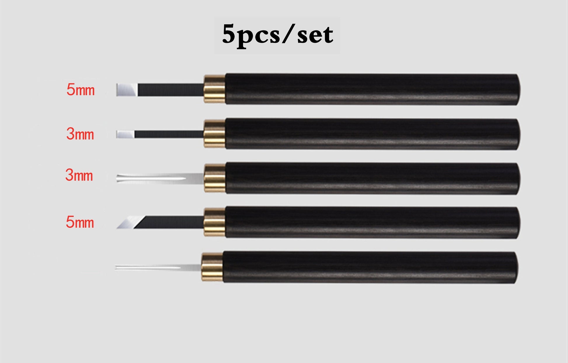 Engraving Wood Carving Tools 18/8/5pcs /set Professional Tungsten Steel Wood Carving Set - Handmade Crafting Chisel Knife