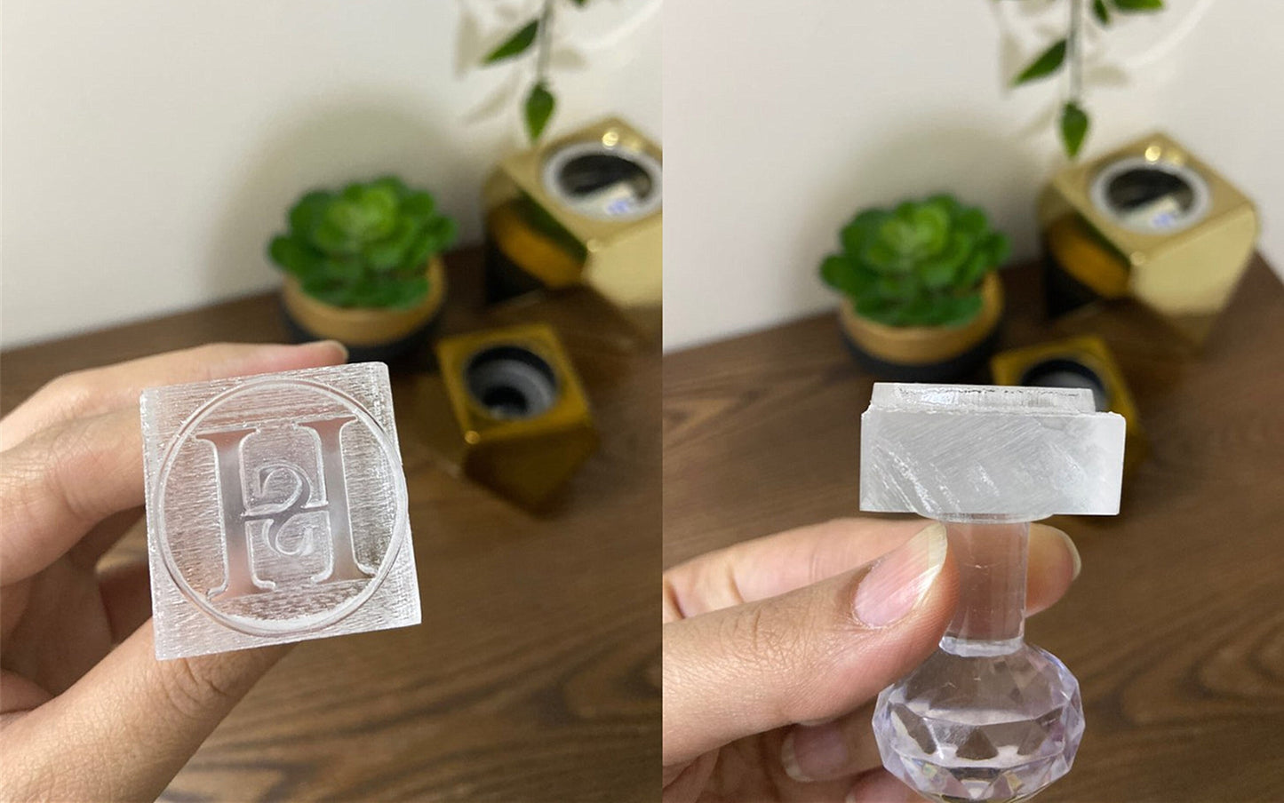 Soap stamp custom Acrylic Soap logo Stamp Handmade clay Making Stamp tool Mold Clear Diy Soap Seal With Handle girl birthday