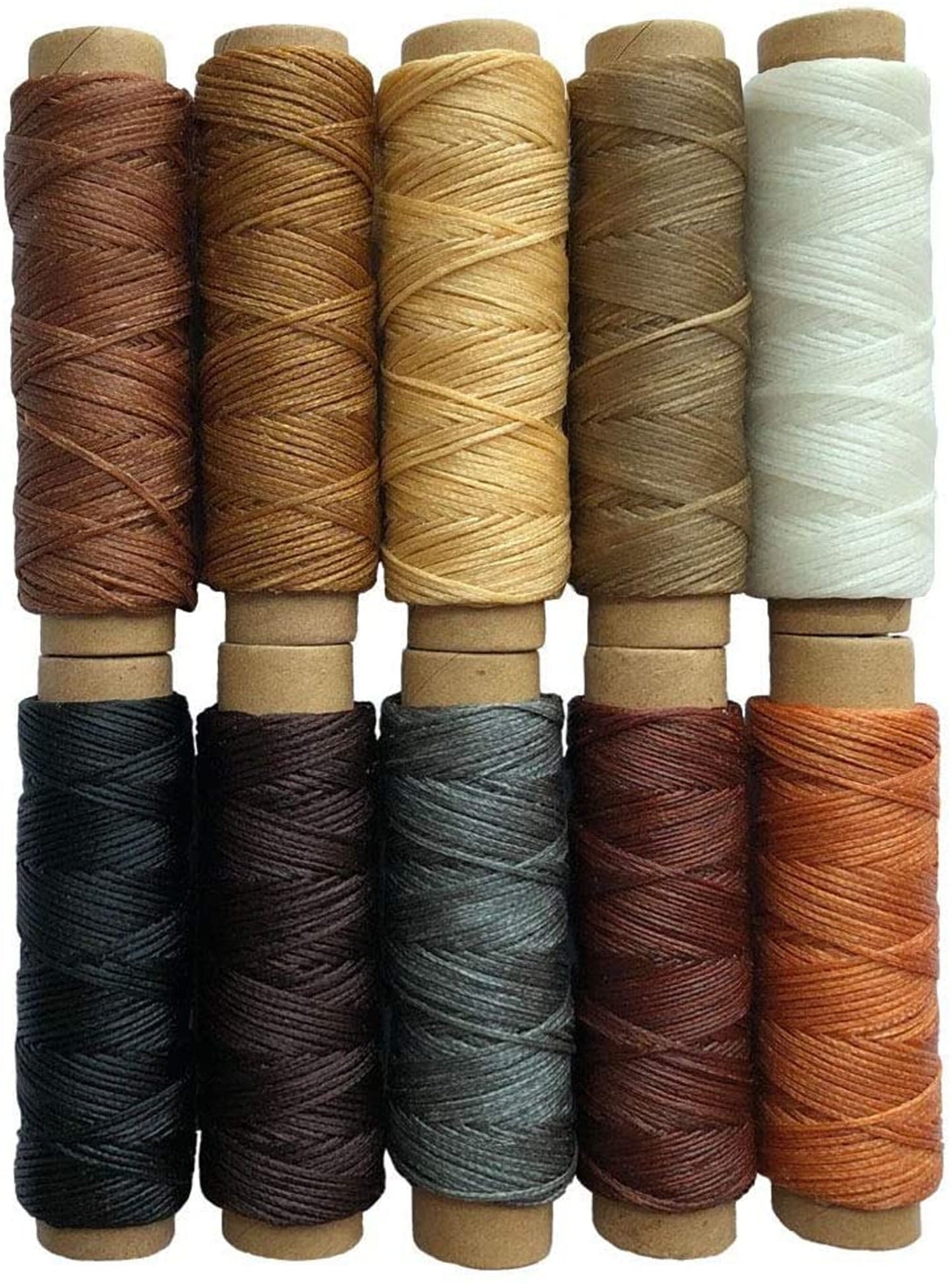 22 Colors 0.55mm Waxed Thread,Color Leather Thread, 65.6Yards Per Color Leather Sewing Thread Hand Stitching Thread for Hand Sewing Leather