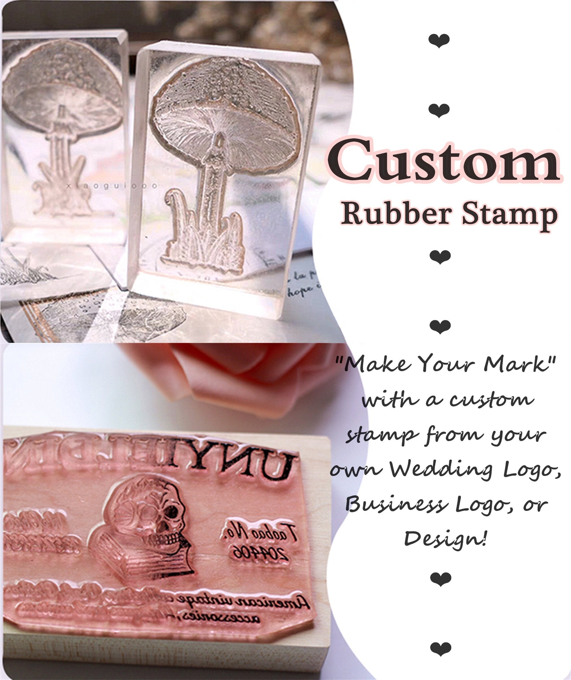 Rubber Stamp Custom Logo ink Stamp Business address logo Stamp, Branding Stamp, Logo Packaging Rubber gift Stamp