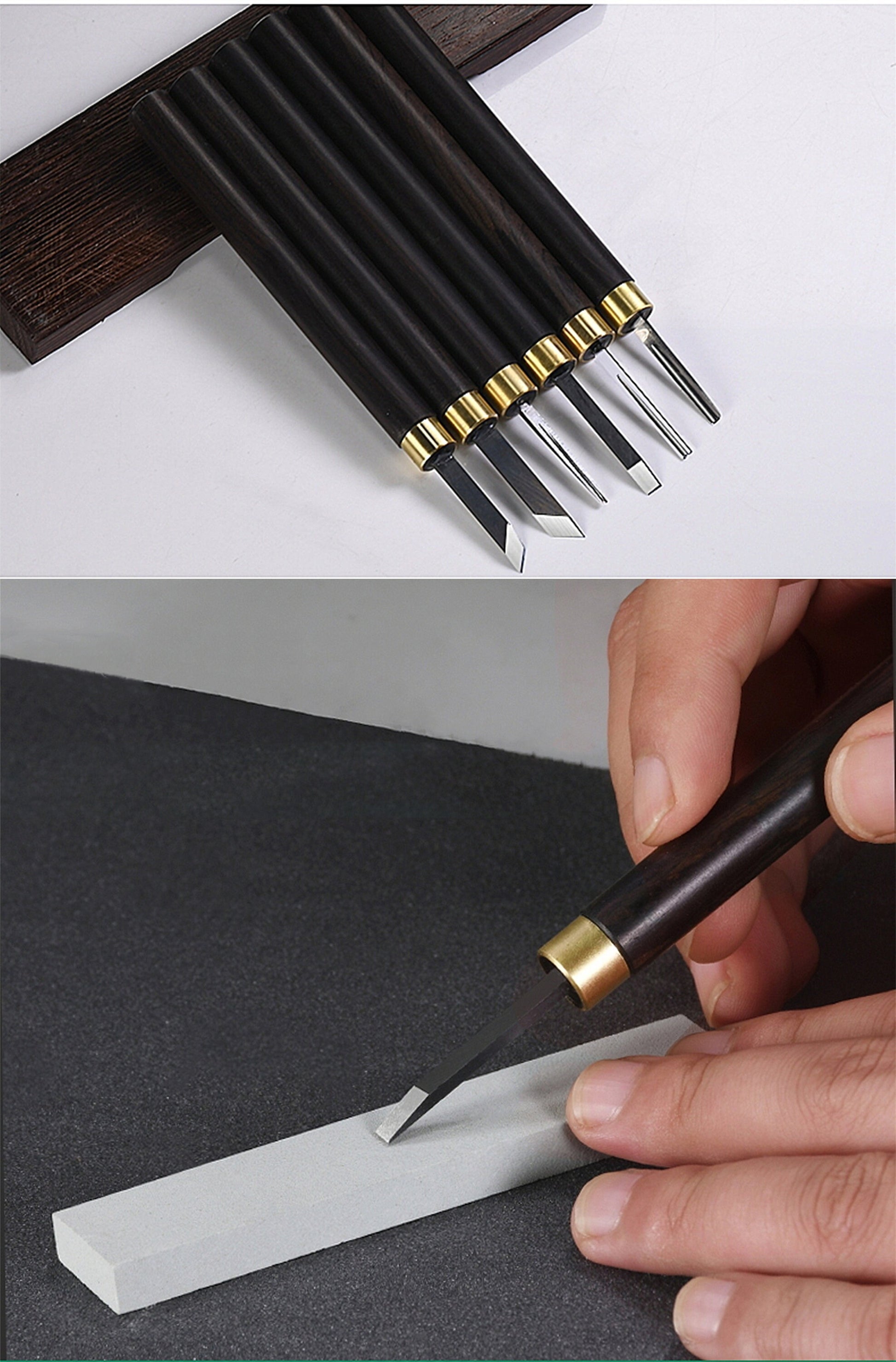 Engraving Wood Carving Tools 18/8/5pcs /set Professional Tungsten Steel Wood Carving Set - Handmade Crafting Chisel Knife