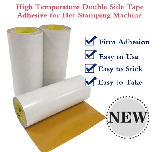 High temperature adhesive tape,high temperature double-sided adhesive tape Hot stamping embossing Tape for Emboss