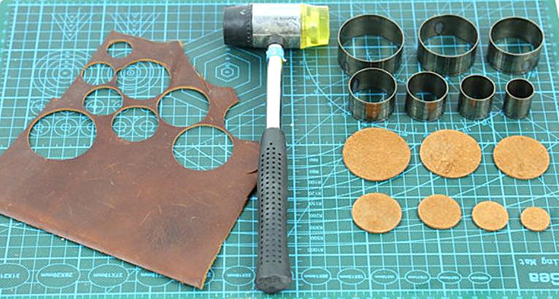 Custom Round Circle Cutting Mold Wood Dies-Leather punching crafts-Custom leather Die cutting- Leather craft Tool