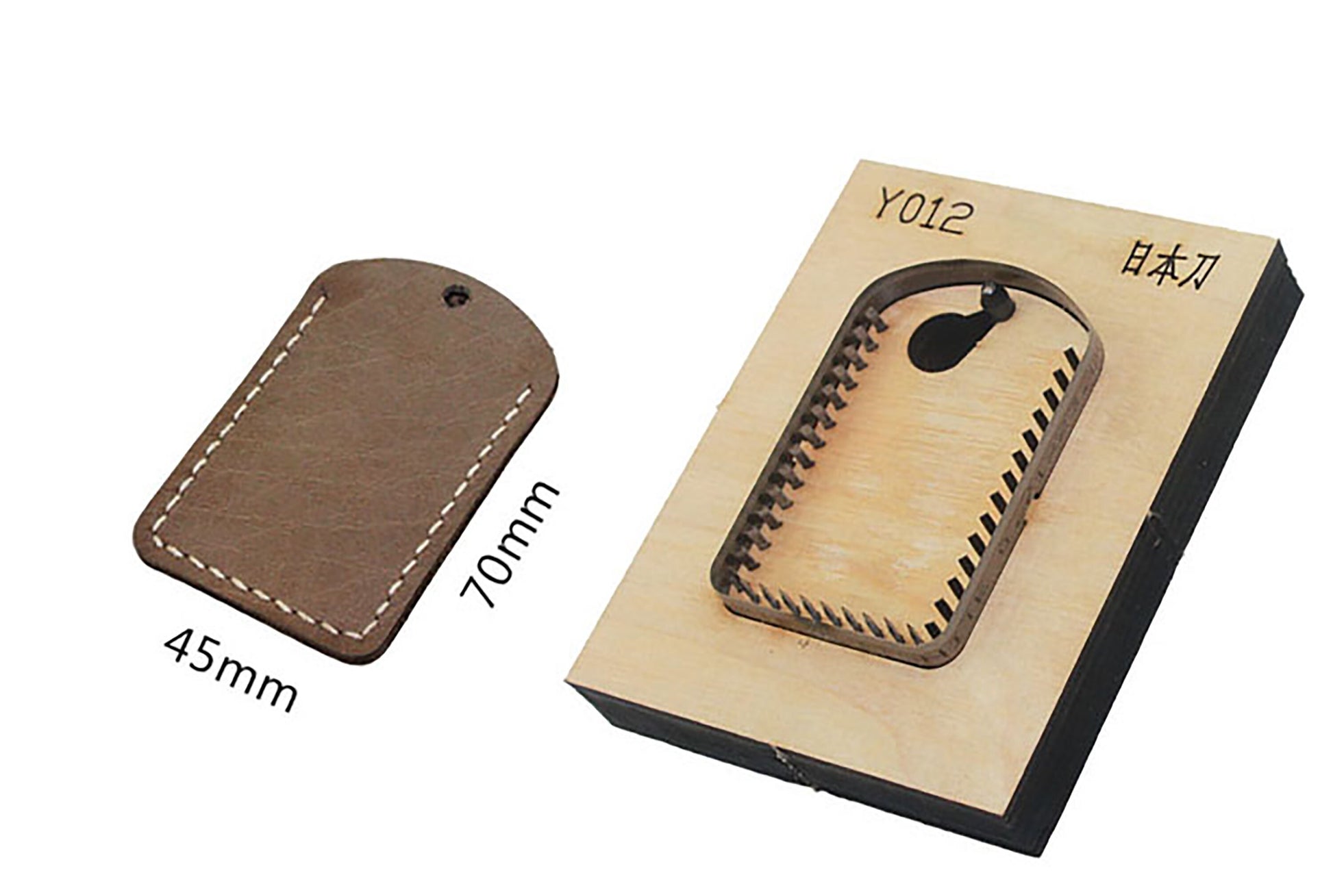 Custom leather Die cutting for card holder digital key pad - Leather punching crafts - Leather craft Tool Set (with stitching Holes)