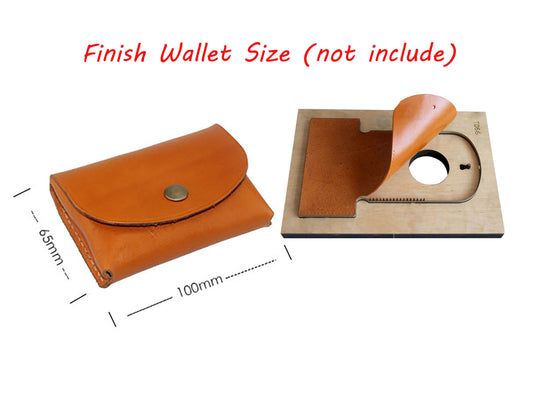 Custom Die DIY Leather Craft Card Holder Coin Bag Knife Mould die Cutter Hand Punch Tool Pattern, DIY Leather Laser Knife die