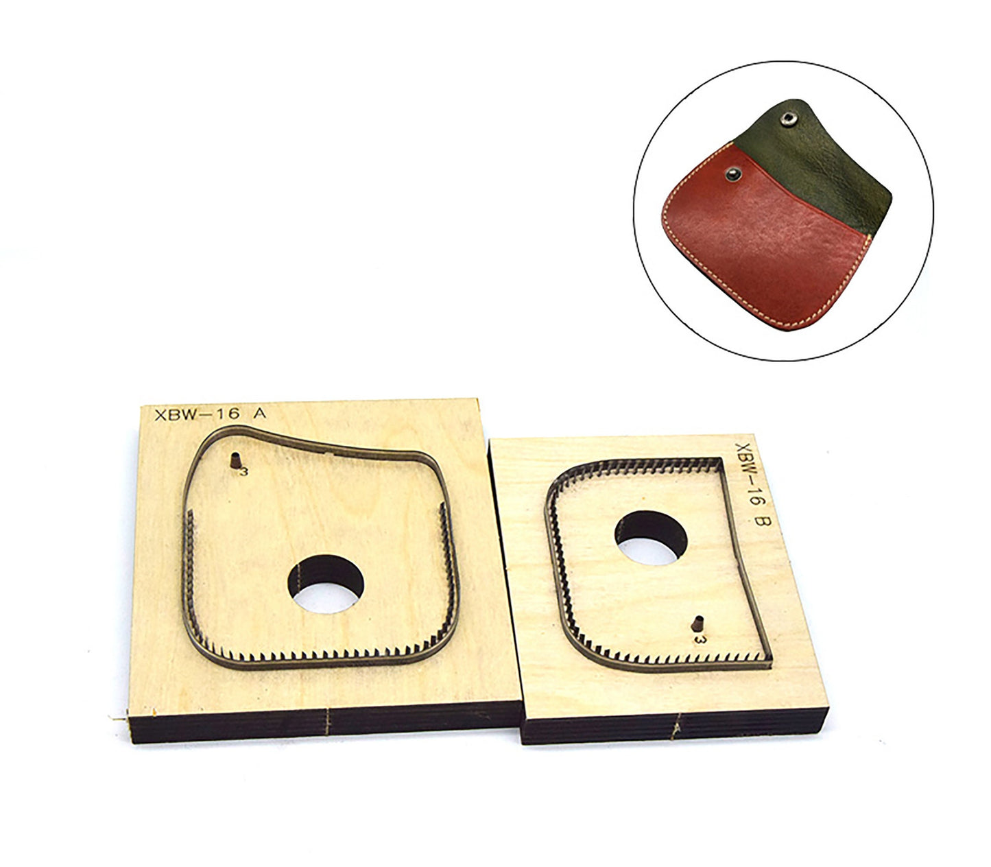 Leather Die Cutter DIY Credit Card Holder Wallet Man Woman Purse Bag Japan Steel Punch Cut Mold Wood for Leather Craft