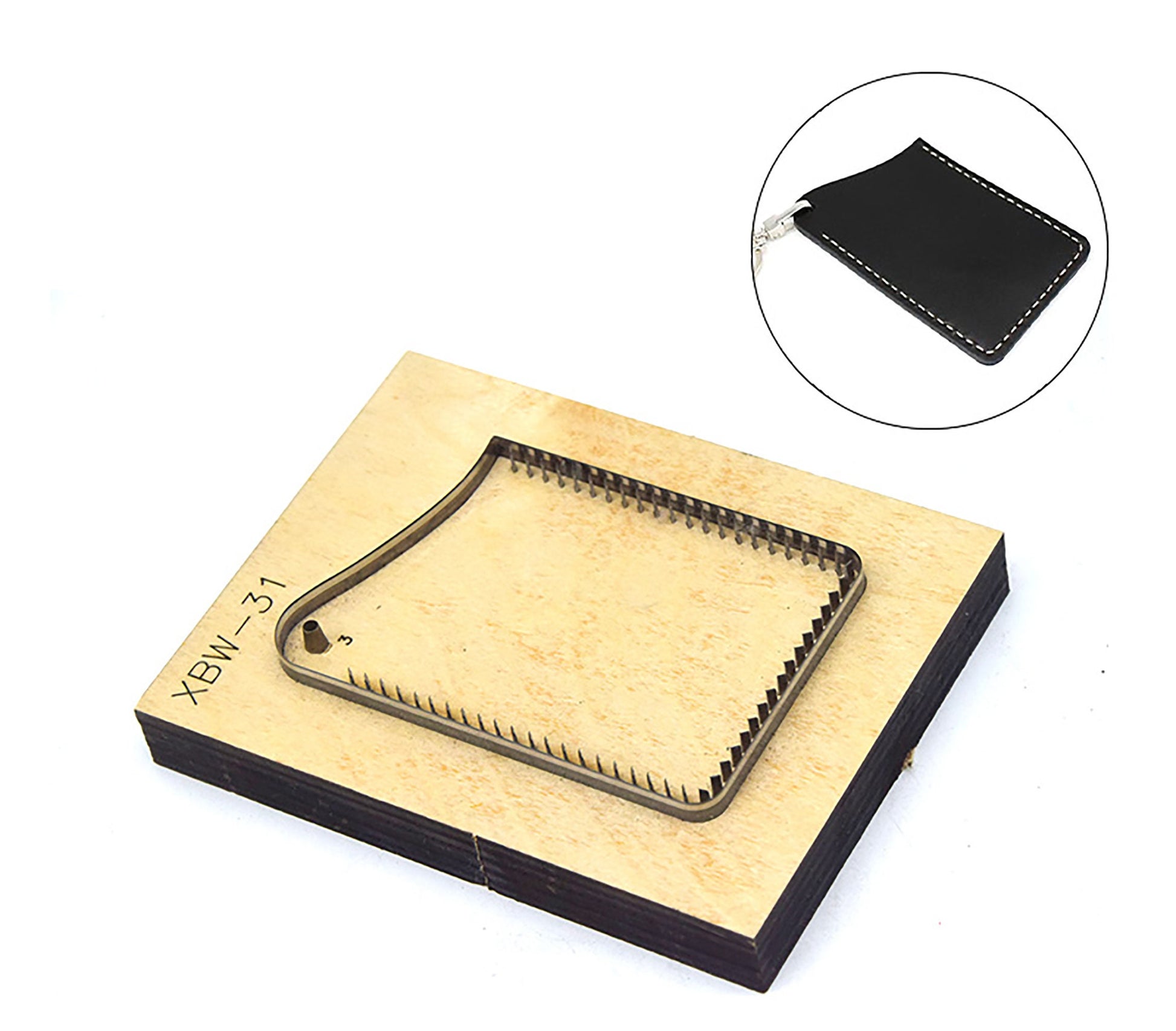 Leather Die Cutter DIY Key Pendant Credit Card Holder Wallet Coin Purse Bag Leather Die Cutting leather craft, die cutting knife mold