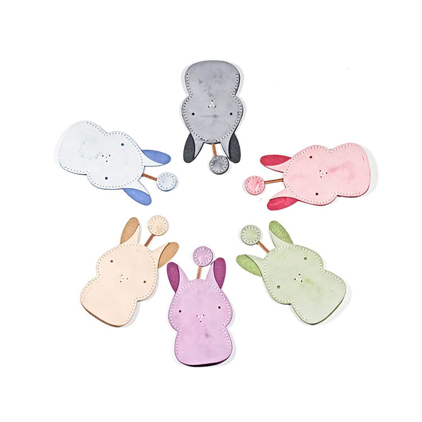 Bunny Car key Bag Case Die Cutting leather craft Car remote control holder die cutting knife mold,Car Key chain,Leather Car Key Cover