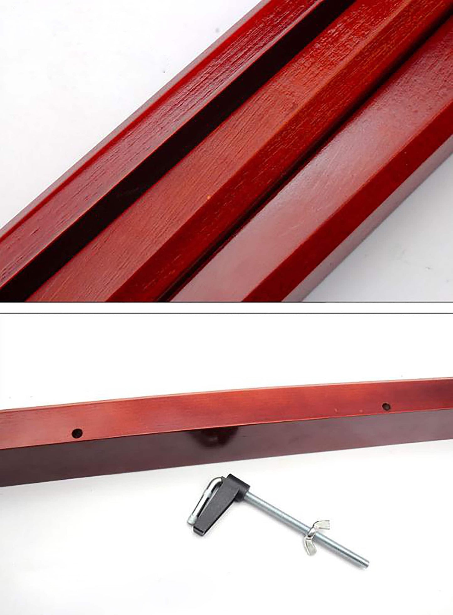 Leather Belt Edge Painting Jig - wooden tool for handmade belts leather craft