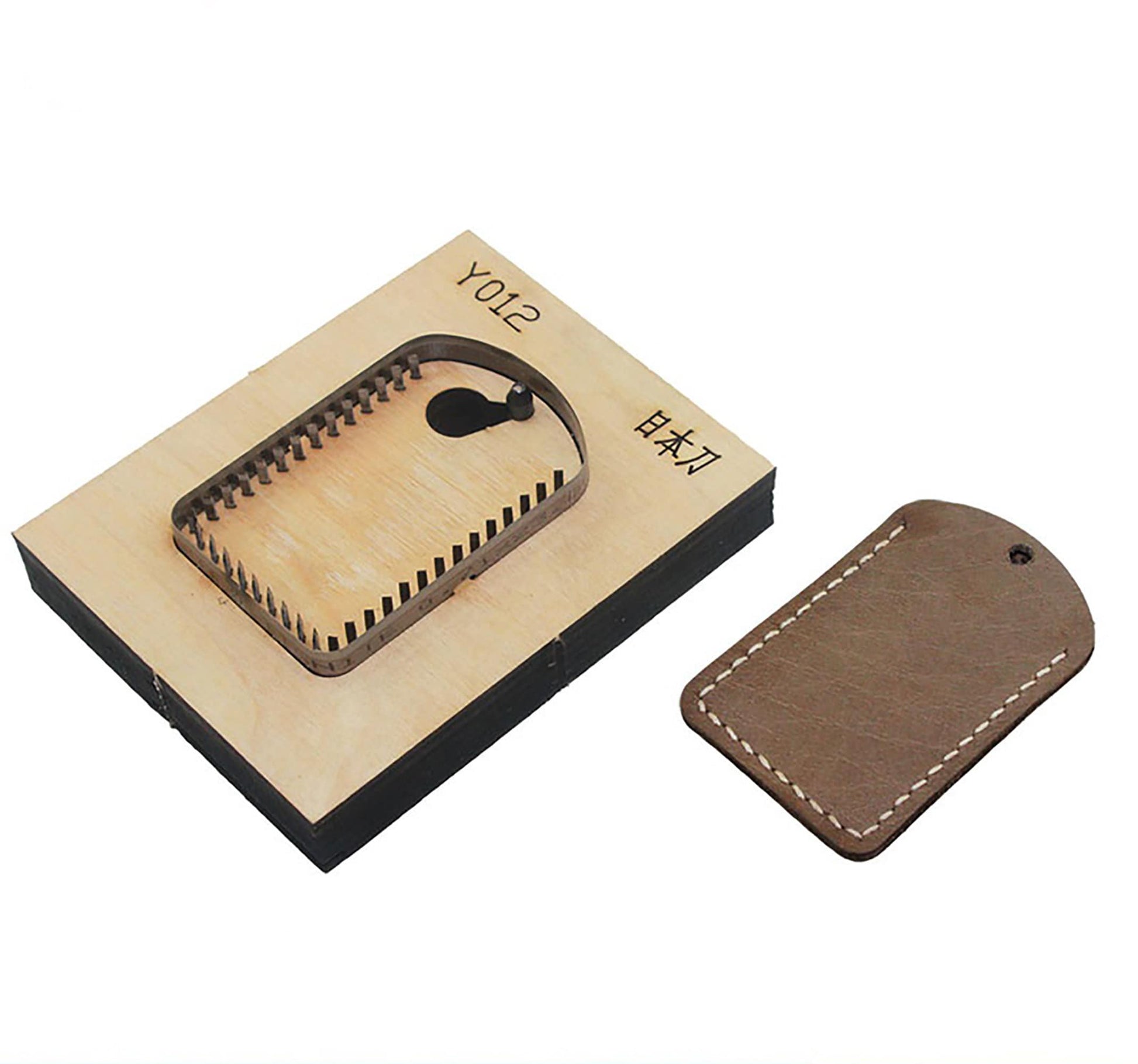 Custom leather Die cutting for card holder digital key pad - Leather punching crafts - Leather craft Tool Set (with stitching Holes)