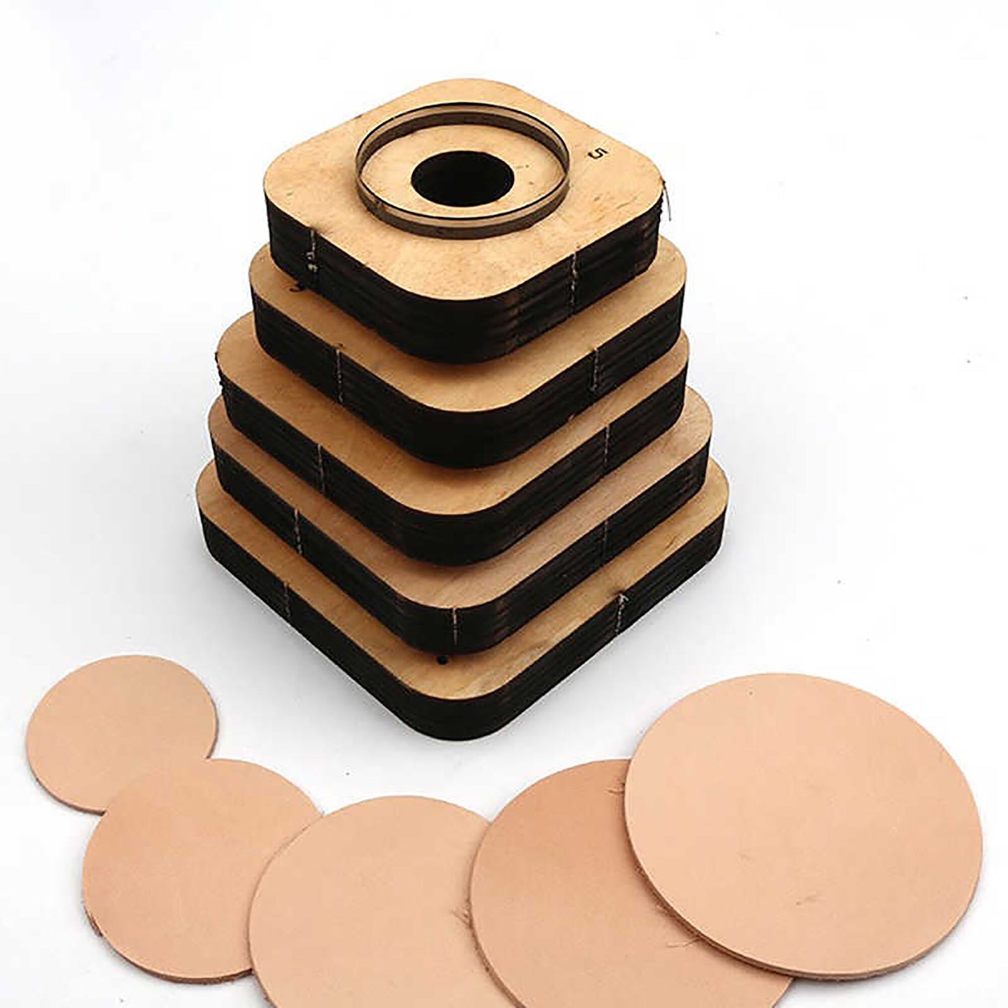 Circle Cutting Dies,Leather craft Tool,Round Circle Cutting Mold Wood Dies-Leather punching crafts leather Die cutting-Leather craft Tool