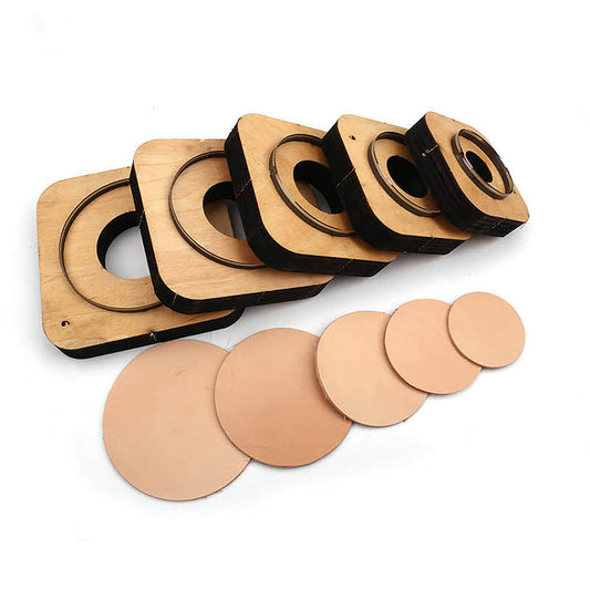 Circle Cutting Dies,Leather craft Tool,Round Circle Cutting Mold Wood Dies-Leather punching crafts leather Die cutting-Leather craft Tool