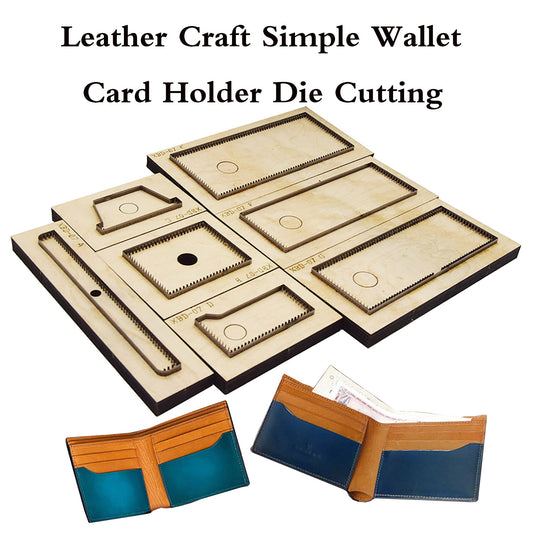 Japan Steel Blade Rule Die Cut Steel Punch Wallet Cutting Mold Wood Dies for Leather Cutter for Leather Crafts