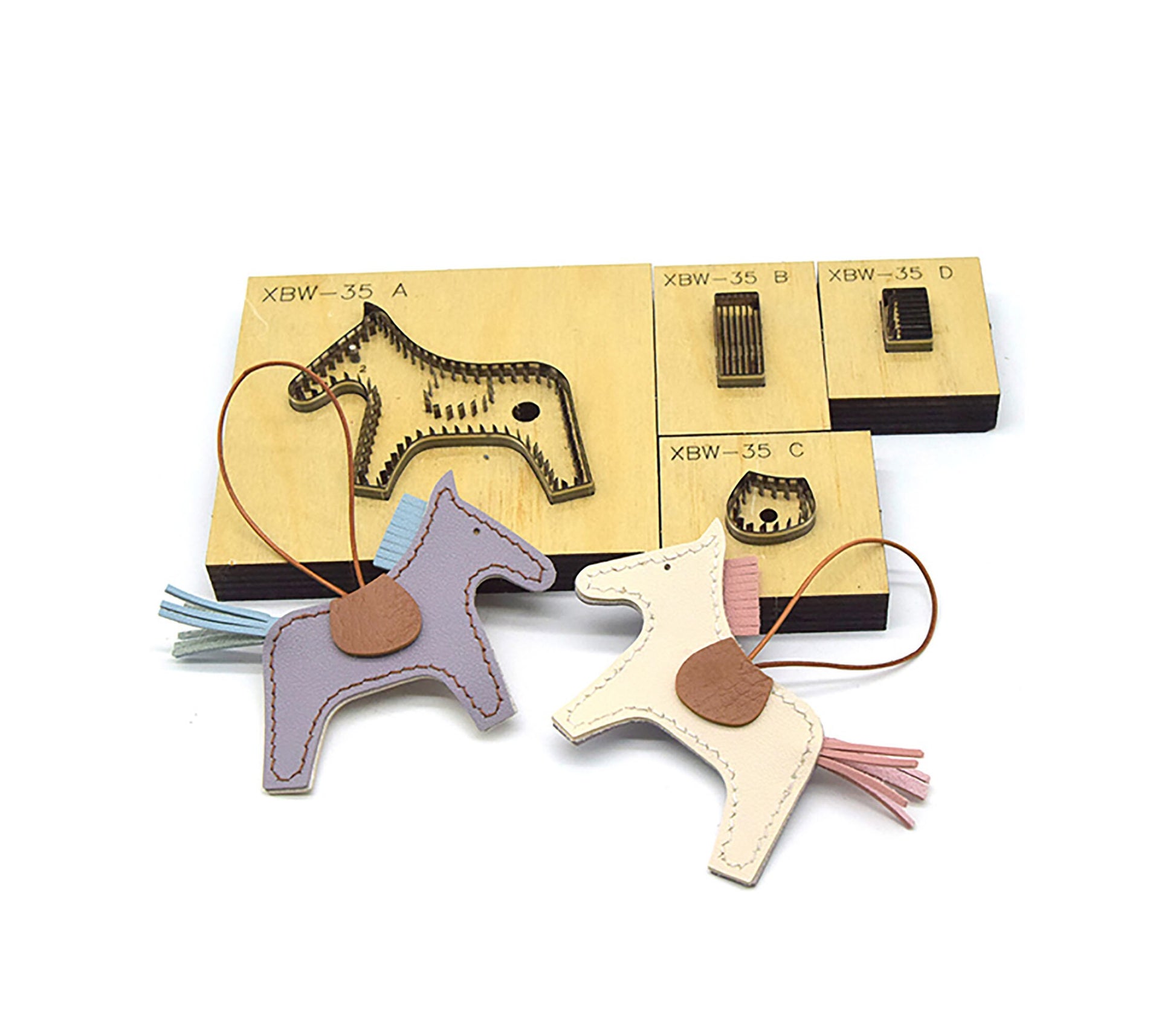 Horse Key chain Metal Cutting Die Handmade Leather Wallet Laser Cutter Customized DIY Cutting Dies For custom leather paper work