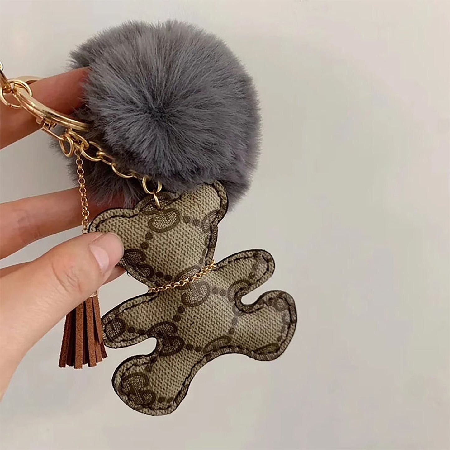 Bear Keychain-Pendant,Steel Cutting Dies Leather,Keychain Cutter Tool Mould Template DIY,Metal Cutting Die Handmade tool