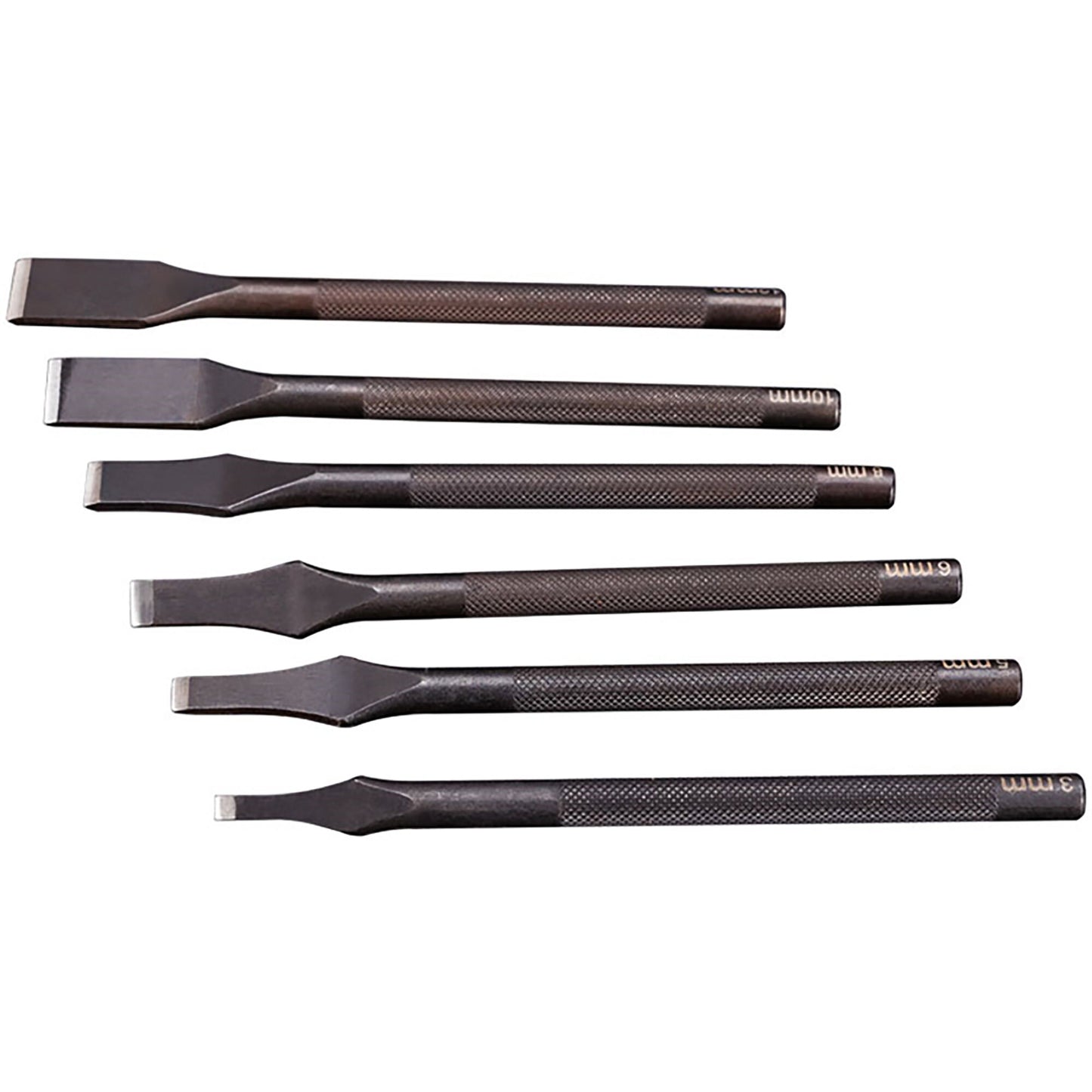 Leather straight Line Cut Punch,Flat short punches,(SET of 3MM 5MM 6MM 8MM 10MM 12MM ) Line punch Cutter for leather crafts