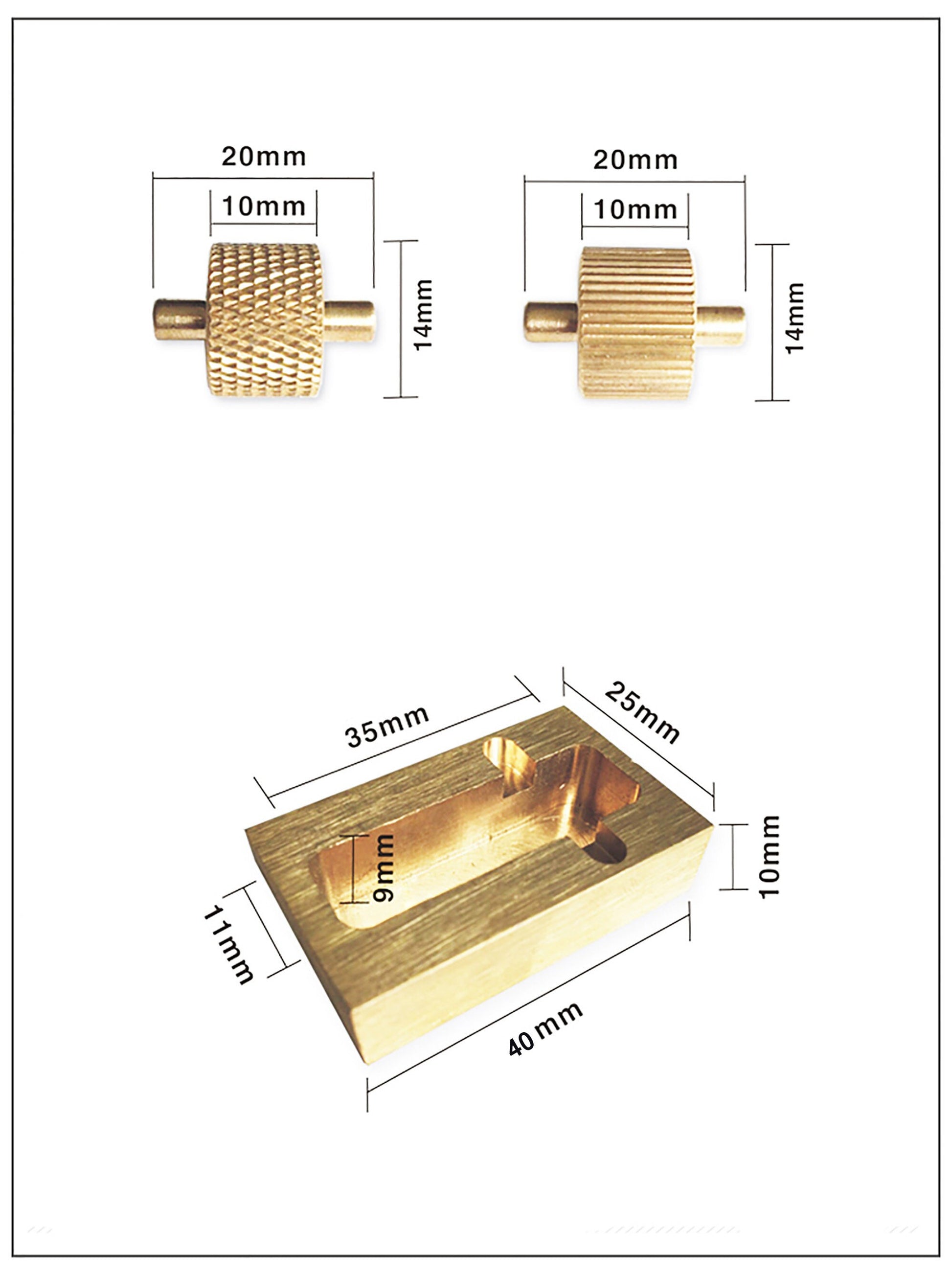 Brass Edge Oil Box Leather craft tools leather material fabric edge dye box Brass Edge Oil Box With Two Rollers Mini Side Oil Hopper Box