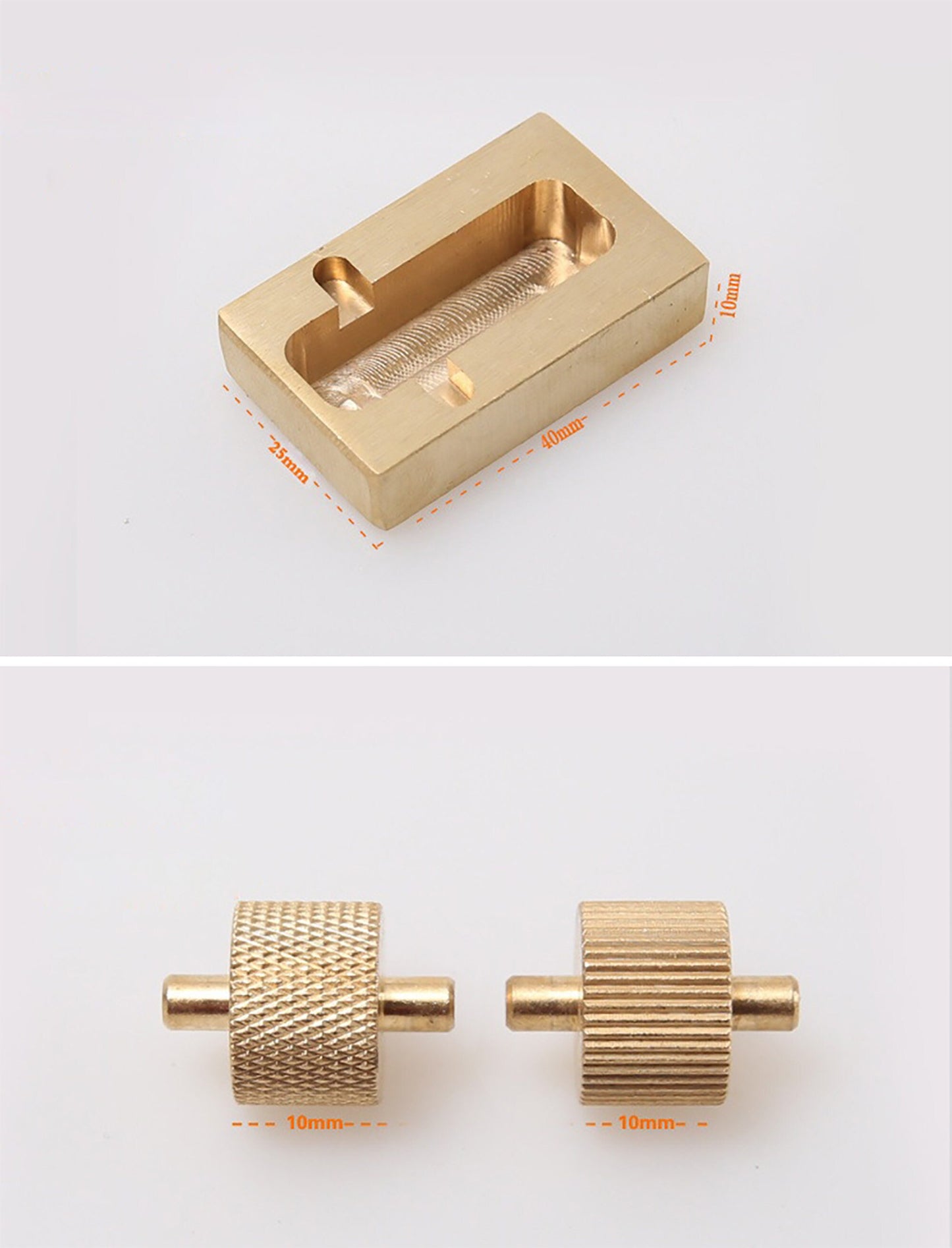 Brass Edge Oil Box Leather craft tools leather material fabric edge dye box Brass Edge Oil Box With Two Rollers Mini Side Oil Hopper Box