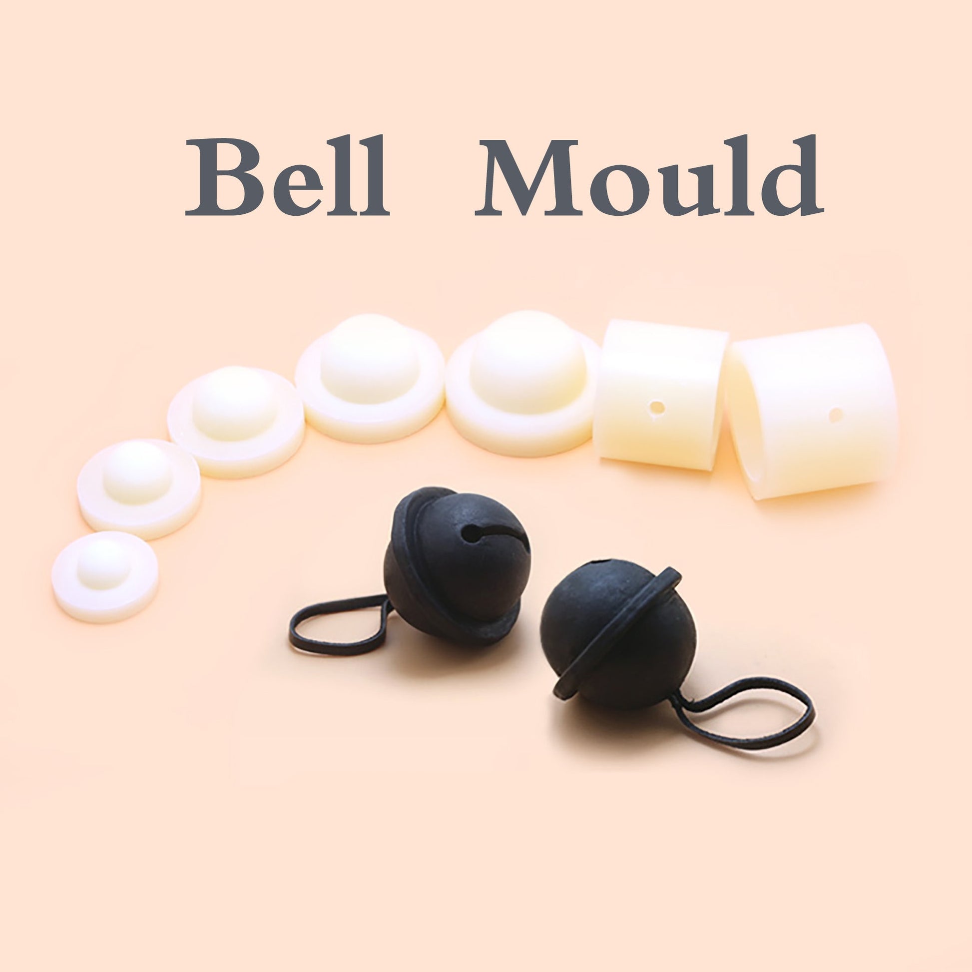 DIY Handmade Leather Art 15/20/25/30/35mm Leather Bell Styling Mold Leather Craft Ball Bell Making Model Shaped Mold