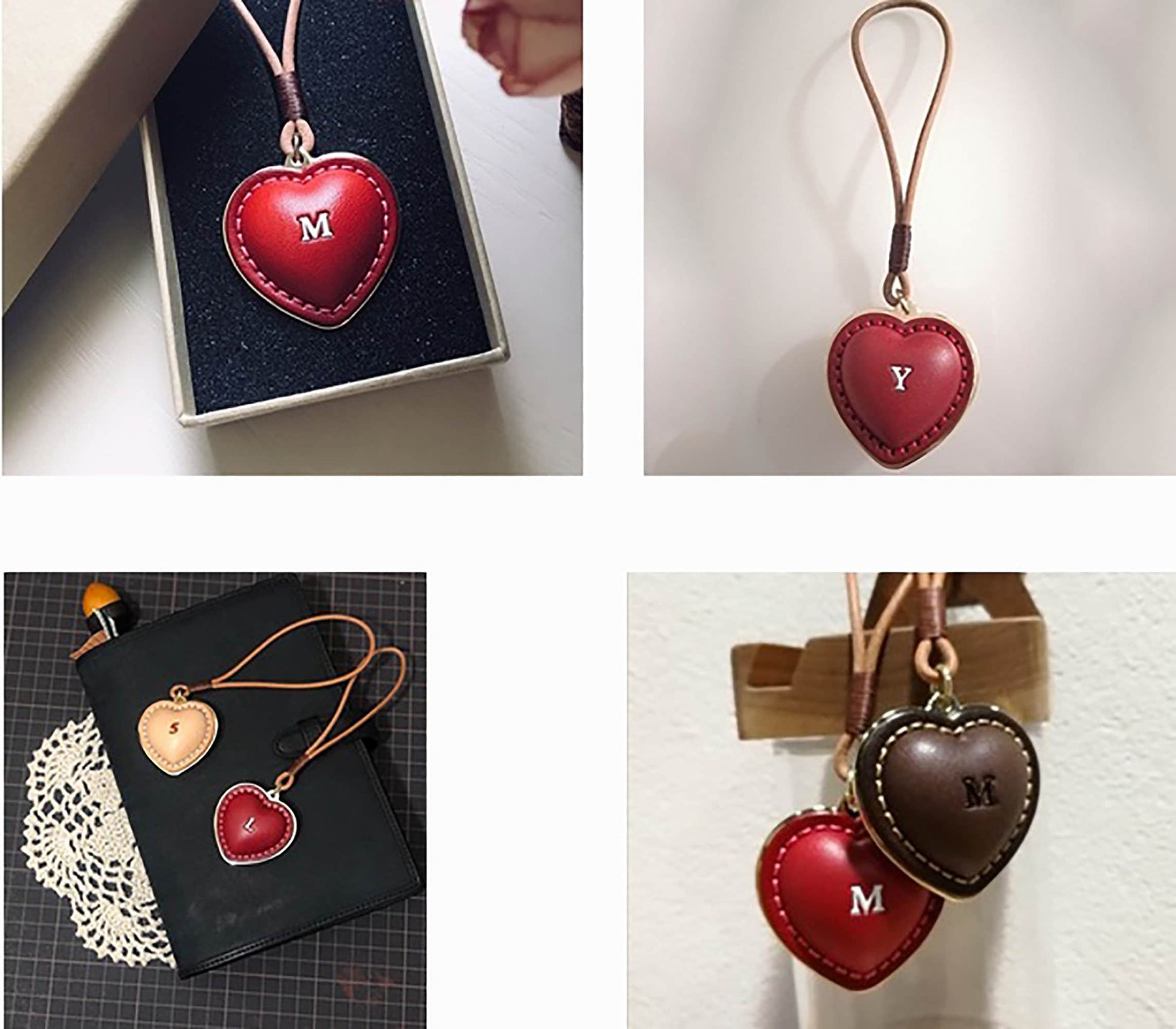 DIY Key Chain Leather Heart Shaped Mold Handcraft Tools Molding Leather Punching Die Cuts Leathercraft Tool Sets