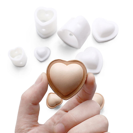 DIY Key Chain Leather Heart Shaped Mold Handcraft Tools Molding Leather Punching Die Cuts Leathercraft Tool Sets