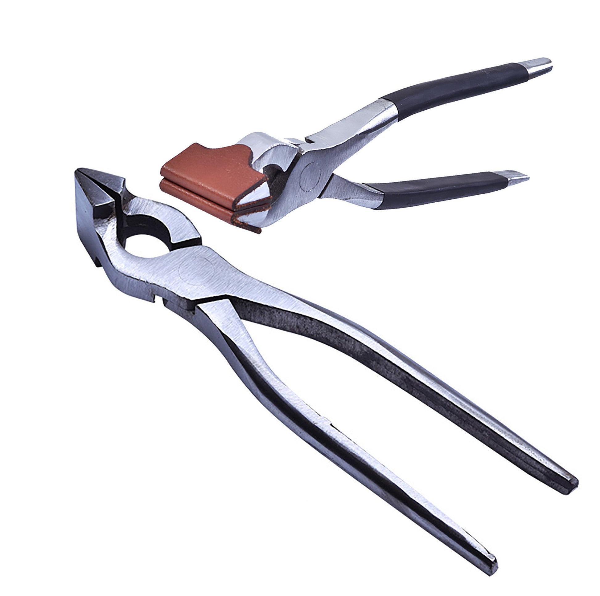 Leather craft Flatten Plier Clamp,Edge Adjustment Clamp for Bag Purse Belt Handbag Making Tools Leather Press Flatten Wide Mouth Plier