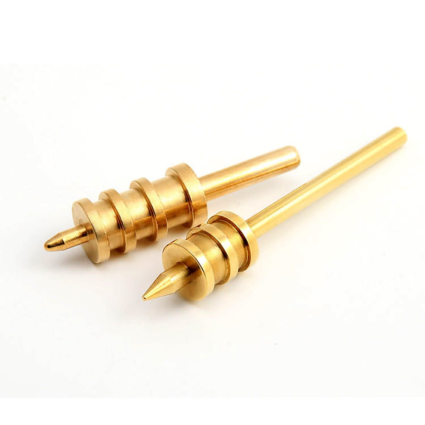 Leather Edge Hot Process Burnisher, Leather Soldering Iron Tip for DIY Leather Edge, Brass(Flat/Arc Sealing Edge)