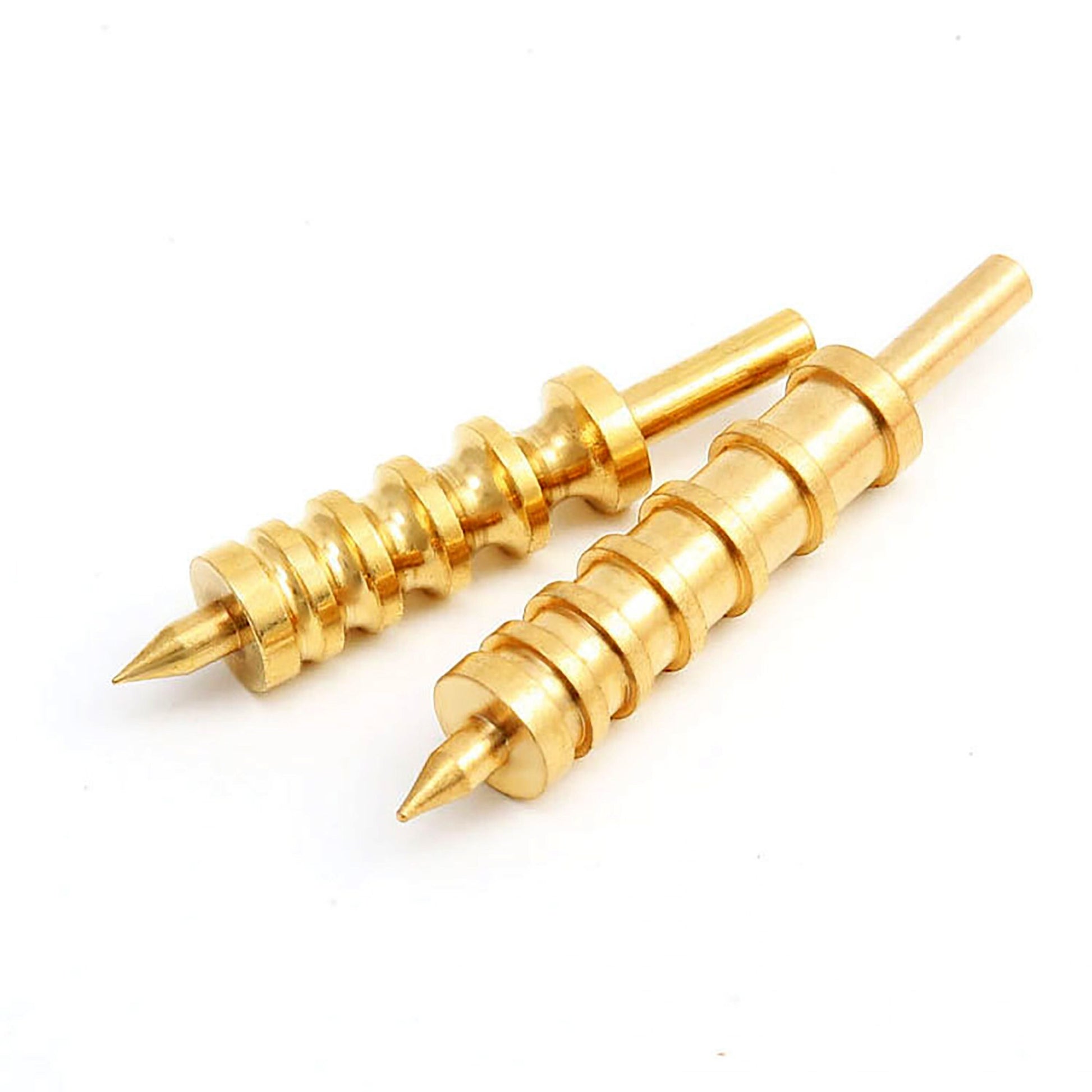 Leather Edge Hot Process Burnisher, Leather Soldering Iron Tip for DIY Leather Edge, Brass(Flat/Arc Sealing Edge)